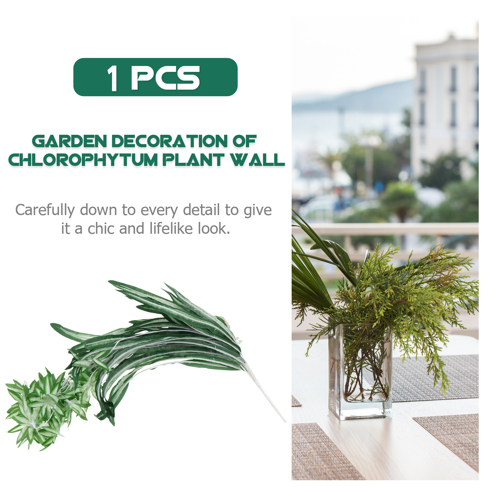 1Pcs Artificial Chlorophytum R - Spider Plant Hanging review and price
